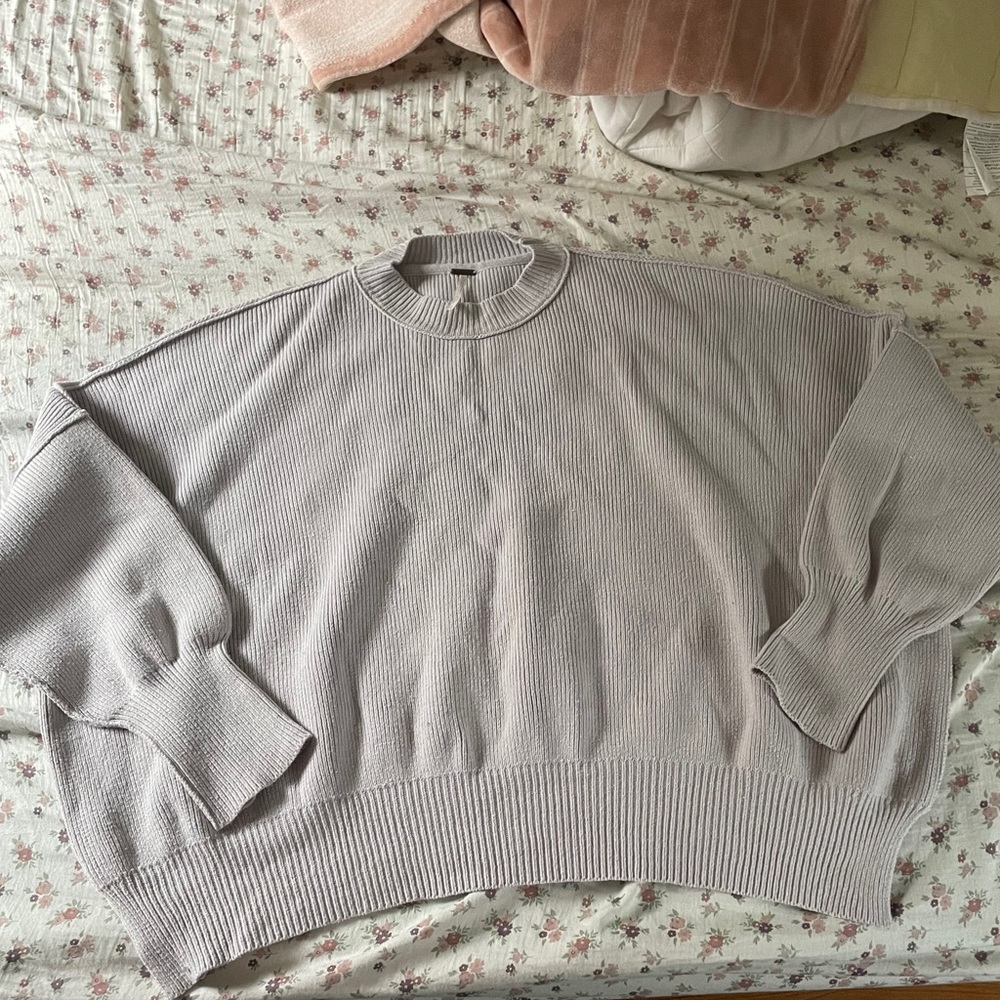 Free people easy street tunic in grey!